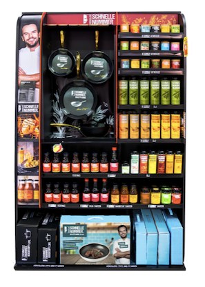 HENSSLERS Aktionsdisplay als Konzeptbeispiel